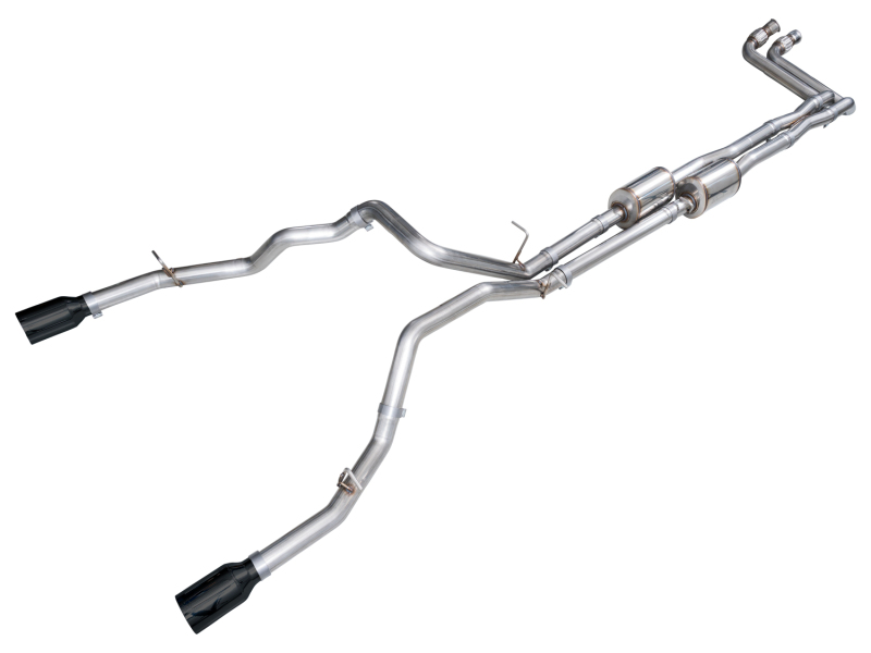 AWE Tuning 2025+ RAM 1500 3.0TT Rebel 0FG Cat-Back Exhaust w/ Diamond Black Tips
