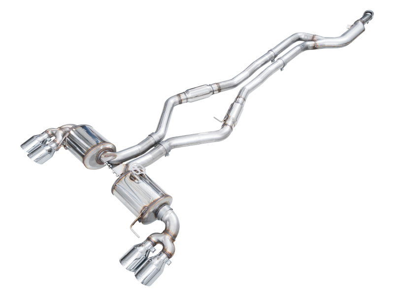 AWE Tuning 22-26 BMW M240i (G42) Touring Edition Exhaust - Chrome Silver Tips