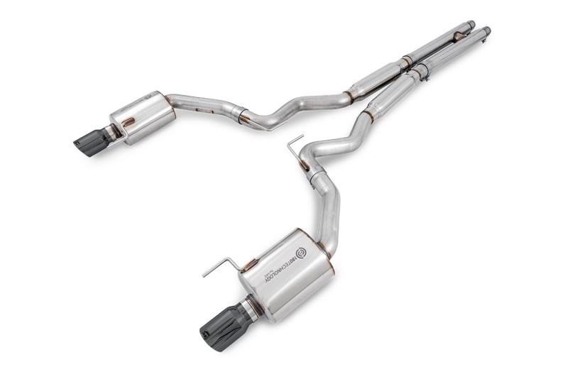 AWE Tuning S550 Mustang GT Cat-Back Exhaust - Touring Edition (Diamond Black Tips)