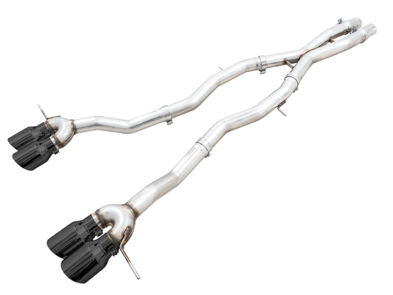 AWE Tuning Track Edition Cat-Back Exhaust for BMW G8X M3/M4 - Diamond Black Tips