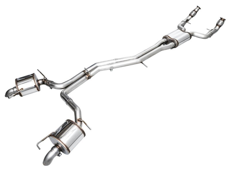 AWE Tuning Audi 2019-2023 C8 A6/A7 3.0T Touring Edition Cat-Back Exhaust- Turn Downs