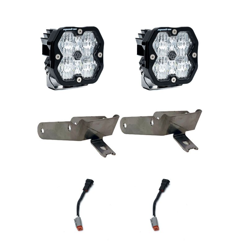 Baja Designs 99-10 Ford Super Duty Squadron 2.0 Sport Fog Pocket Kit
