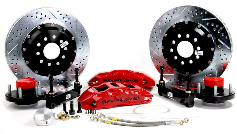 Baer Brakes 62-69 Ford Fairlane STD Studs 14in Extreme+ Front SDZ Brake Kit - Comp Yellow