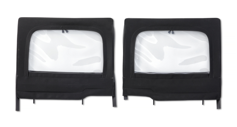 Bestop 20-26 Jeep Gladiator / 18-26 Wrangler JL 4-Door Element Upper Doors (Rear Black Twill)