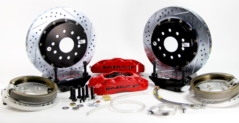Baer Brakes 67-73 Ford Mustang 13in Pro+ Rear SDZ Brake Kit - Black