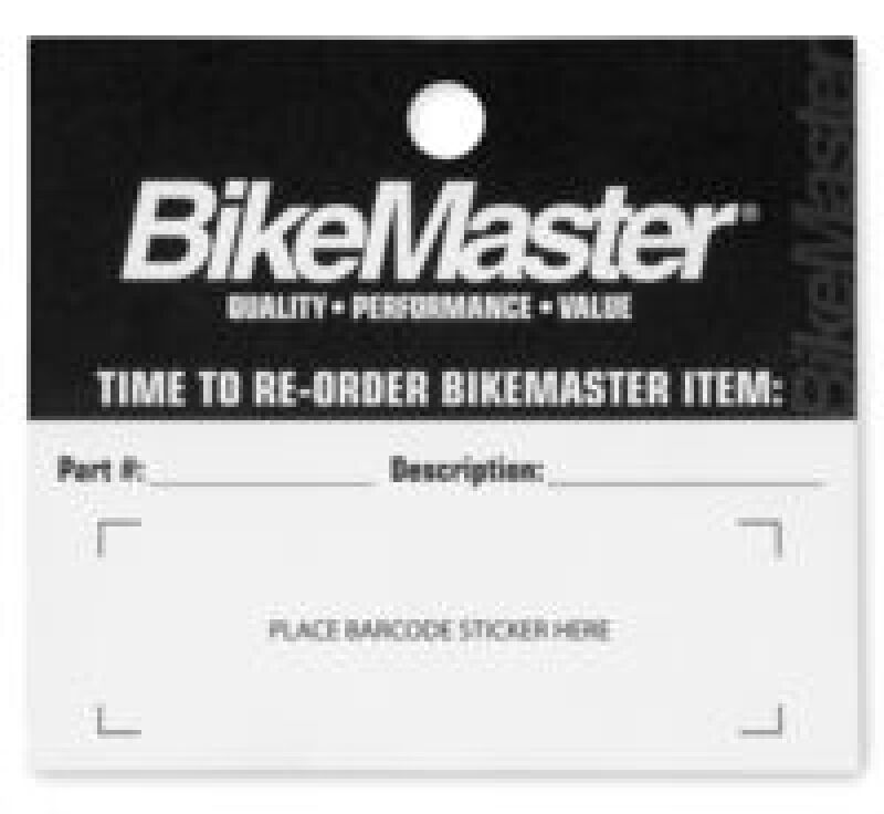 BikeMaster Reorder Tags(50Per Pk)