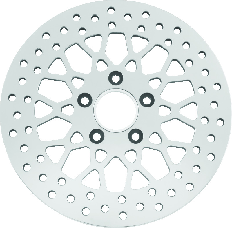 Bikers Choice 84-17 Big Twin/XL Rear 11.5in Mesh Brake Rotor (Exc 08-17 Touring)