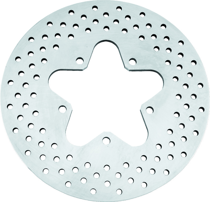 Bikers Choice 86-99 FLT Stock Replacement Rear Brake Rotor Drilled Steel H-D 40936-86