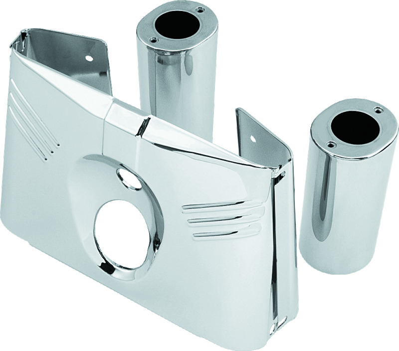 Bikers Choice 86-08 FLST Chrome 5 Piece Tin Fork Cover Kit