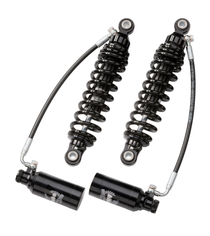 Bitubo Wmm Twinshocks, Adjustable: Spring Preload,Rebound,Compression Length 306mm, Dark Edition