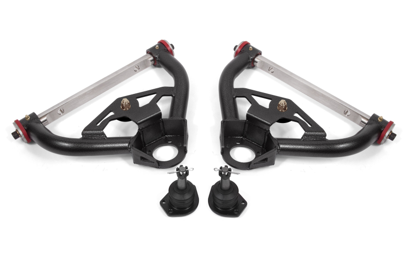 BMR 78-87 G-Body Non-Adj. Upper A-Arms (Polyurethane) - Black Hammertone