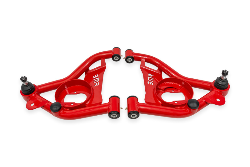 BMR 78-87 GM G-Body A-Arms Lower Delrin Bushings Std Ball Joint - Red