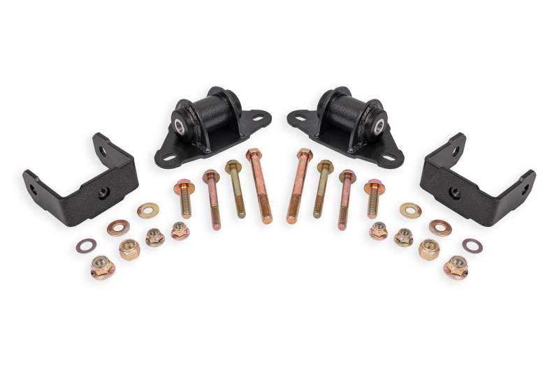 BMR 14-19 Chevrolet Corvette Transmission/Differential Mount - Black Hammertone