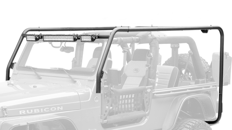 Body Armor 4x4 07-18 Jeep Wrangler JK 4dr Roof Rack Frame Crossbars/Rails