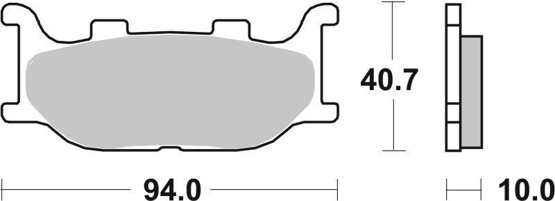 Brembo 93-03 Yamaha TDR R 125cc Sinter Brake Pad - Front