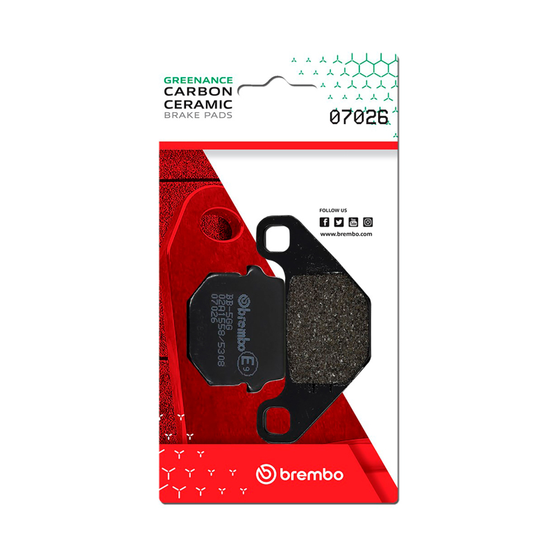 Brembo Peugeot Speedfight/Peugeot Squab/Peugeot Trekker Carbon Ceramic Brake Pad - Front