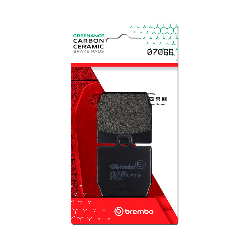 Brembo Mbk Nitro/Quadro Quadro/Yamaha Aerox/Yamaha Slider Carbon Ceramic Brake Pad - Rear