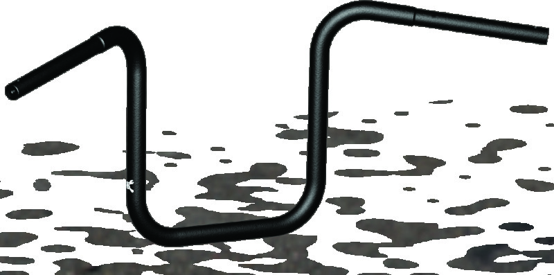 Burly Brand Ape Hanger 12in - Black