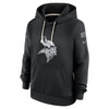 Minnesota Vikings Women's 2026 Salute to Service Sideline Dri-FIT Pullover Hoodie - Black