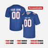 Personalized Men's New England Patriots Football Jersey Royal Legacy Fan Style - Custom Team, Name & Number