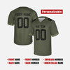 Personalized Men's Indianapolis Colts Football Jersey Olive Salute To Service Style - Custom Team, Name & Number