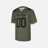 Personalized Men's Indianapolis Colts Football Jersey Olive Salute To Service Style - Custom Team, Name & Number