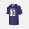 Personalized Men's New York Giants Football Jersey Royal Fan Style - Custom Team, Name & Number