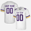 Personalized Men's Minnesota Vikings Football Jersey White Fan Style - Custom Team, Name & Number
