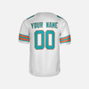 Personalized Men's Miami Dolphins Football Jersey White Alternate Style - Custom Team, Name & Number