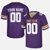 Personalized Men's Minnesota Vikings Football Jersey Purple Fan Style - Custom Team, Name & Number