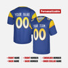 Personalized Men's Los Angeles Rams Football Jersey Royal Fan Style - Custom Team, Name & Number