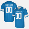 Personalized Men's Detroit Lions Football Jersey Blue Fan Style - Custom Team, Name & Number