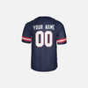 Personalized Men's New England Patriots Football Jersey Navy Alternate Style - Custom Team, Name & Number