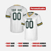 Personalized Men's Green Bay Packers Football Jersey White Fan Style - Custom Team, Name & Number