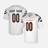 Personalized Men's Cincinnati Bengals Football Jersey White Fan Style - Custom Team, Name & Number
