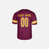 Personalized Men's Washington Commanders Football Jersey Burgundy Fan Style - Custom Team, Name & Number