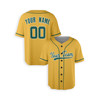 Personalized Men's Oakland Athletics Baseball Jersey Gold Alternate Style - Custom Team, Name & Number