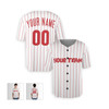Personalized Men's Philadelphia Phillies Baseball Jersey White Home Style - Custom Team, Name & Number