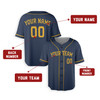 Personalized Men's Milwaukee Brewers Baseball Jersey Navy Alternate Style - Custom Team, Name & Number