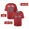 Personalized Men's Atlanta Braves Baseball Jersey Red Alternate Style - Custom Team, Name & Number