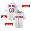 Personalized Men's Boston Red Sox Baseball Jersey White Alternate Style - Custom Team, Name & Number