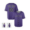 Personalized Men's Colorado Rockies Baseball Jersey Purple Alternate Team Style - Custom Team, Name & Number
