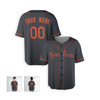 Personalized Men's Detroit Lions Baseball Jersey Black Alternate Style - Custom Team, Name & Number