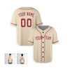 Personalized Men's Los Angeles Angels Baseball Jersey Cream City Style - Custom Team, Name & Number