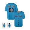Personalized Men's Miami Marlins Baseball Jersey Sky Blue Alternate Style - Custom Team, Name & Number