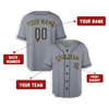 Personalized Men's Milwaukee Brewers Baseball Jersey Gray Alternate Style - Custom Team, Name & Number