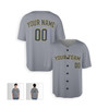Personalized Men's Milwaukee Brewers Baseball Jersey Gray Alternate Style - Custom Team, Name & Number
