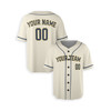 Personalized Men's Milwaukee Brewers Baseball Jersey Cream Home Style - Custom Team, Name & Number
