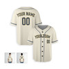 Personalized Men's Milwaukee Brewers Baseball Jersey Cream Home Style - Custom Team, Name & Number