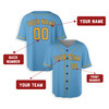 Personalized Men's Milwaukee Brewers Baseball Jersey Sky Blue City Style - Custom Team, Name & Number